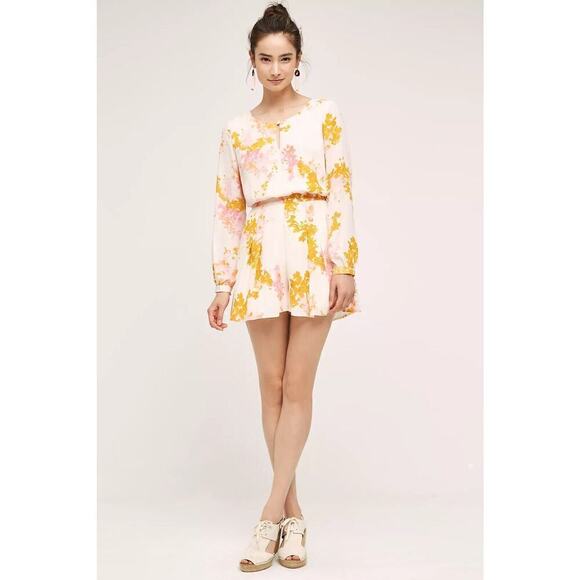 Paper Crown Fully Lined Muri Romper Floral Print Size XS - Picture 1 of 8